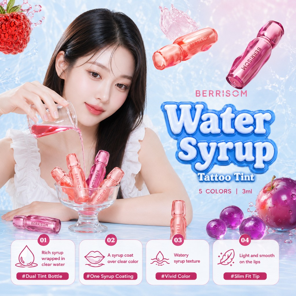 Water Syrup Tattoo Tint 5 colors